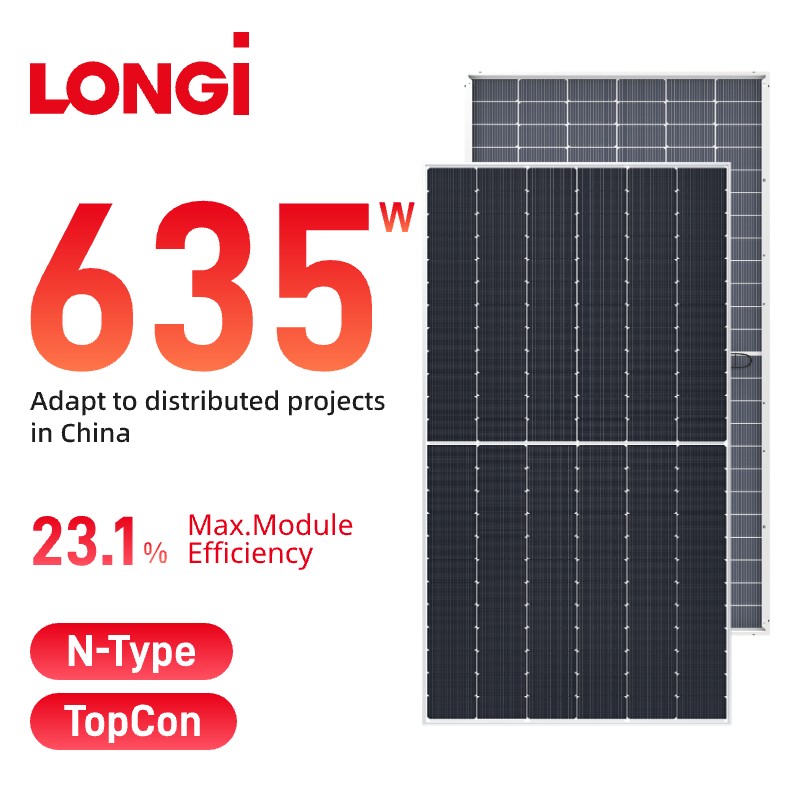 Solárny panel LONGi Hi-MO7 Bifacial 615-645w LR5-78HGD