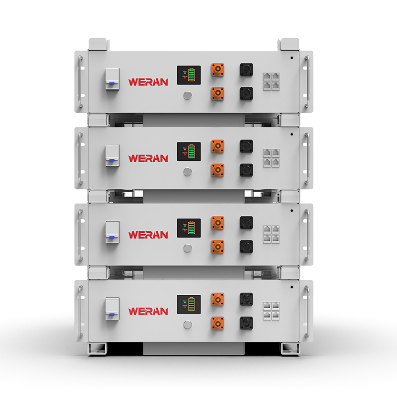 WERAN WRL-48100RW 51,2V 100Ah LiFePO4 stojanová batéria (5,12kWh) – 8000 cyklov, CAN/RS485, stohovateľný domáci ESS