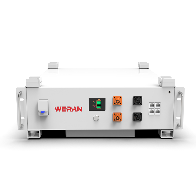 WERAN WRL-48100RW 51,2V 100Ah LiFePO4 stojanová batéria (5,12kWh) – 8000 cyklov, CAN/RS485, stohovateľný domáci ESS