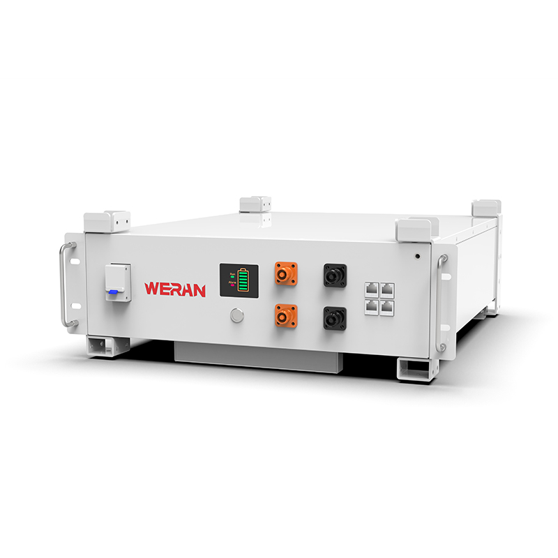 WERAN WRL-48100RW 51,2V 100Ah LiFePO4 stojanová batéria (5,12kWh) – 8000 cyklov, CAN/RS485, stohovateľný domáci ESS