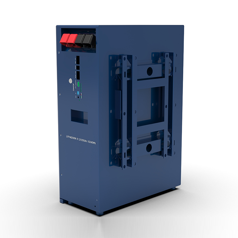 WERAN WRL-48100WB 51,2V 100Ah nástenná LiFePO4 batéria (5,12kWh) – IP65, 6000 cyklov, vonkajší domáci solárny zásobník