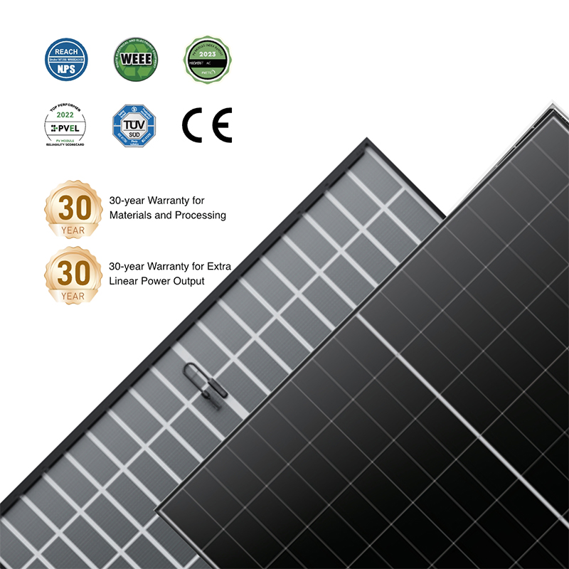 Solárny panel WERAN EcoLife 480-490W s dvojitým sklom BC LR7-54HJD High-End rezidenčný fotovoltický modul