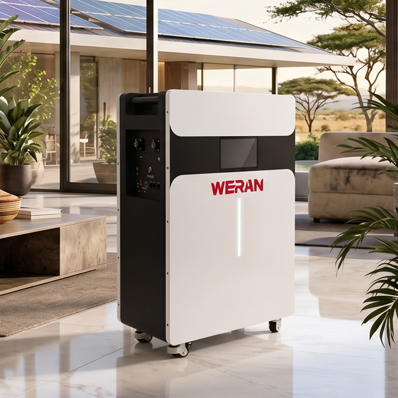 WERAN 51,2V 314Ah 16kWh valčekový typ LiFePO4 batéria pre domáce skladovanie energie